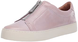 Frye Womens Lena Zip Low Sneaker, lilac, 6.5 M US