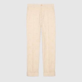 Gucci Jumbo GG Canvas Pant, Size 46 It, Black, Ready-to-wear