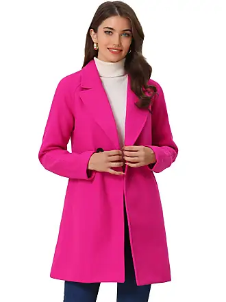 Pink Shawl-collar giant faux-fur monster coat, Raey