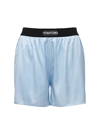 Tom Ford | Women Metalized Crinkled Running Shorts Silver 40