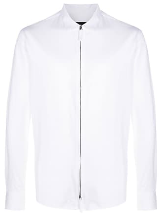 armani white long sleeve shirt