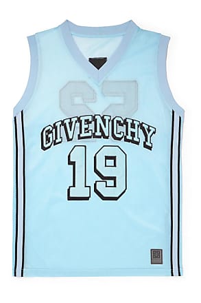 Givenchy Basketball Jersey in Baby Blue - Size S