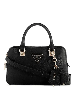 New Black GUESS Purse Satchel NWT Hand Bag Tote Hand Shoulder Bag Quilted  Chain | eBay