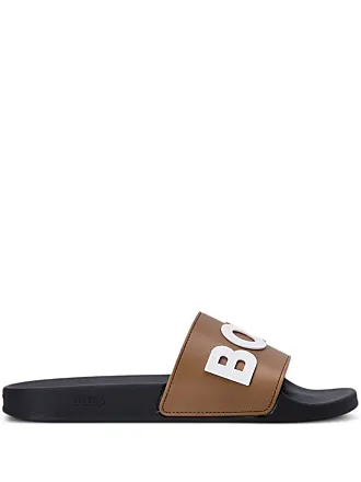 Hugo boss outlet gold sliders