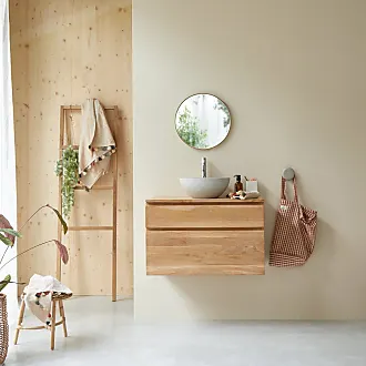 Mueble bajo lavabo de teca de 120 cm Jill - Mobiliario de baño