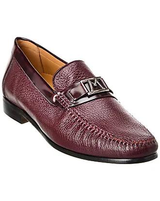 Louis Vuitton Burgundy Epi Leather Major Loafers Size 44 Louis Vuitton