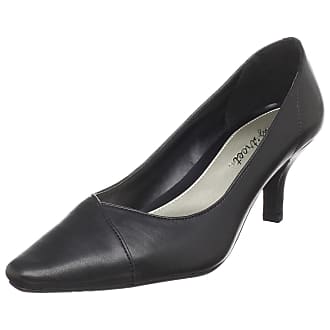 Easy Street Womens Chiffon Pump,Black,7.5 WW US