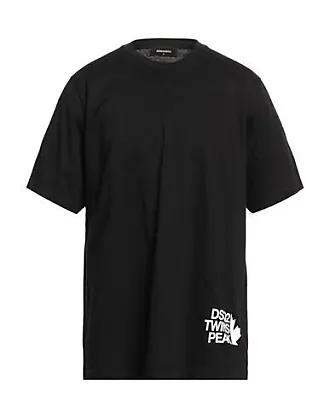 DSQUARED2 Cool Fit Drip Branding T-shirt Black - Clothing from Circle  Fashion UK