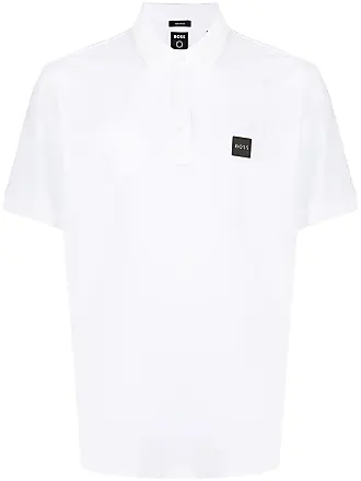 Hugo boss long clearance sleeve polo white