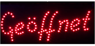 LED Schild Leuchtschild Reklame LEUCHTREKLAME Werbung versch.stylen DISPLAY  SIGNS open-5 : : Beleuchtung