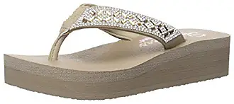 Skechers Cali Women's Vinyasa-Glory Day Flip-Flop, Taupe, 7