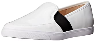 Nine West Nine West Womens Bonkers Synthetic Fashion Sneaker, White/Black, 10.5 M US