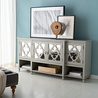 Safavieh Couture Home Juliette Contemporary Grey Mirrored Sideboard