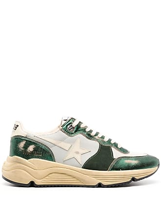 Golden Goose Stardan Mixed Media Sneaker in Petroleum/White/Black at Nordstrom, Size 7Us