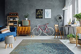 Arte Espina Teppich Modern Loft Farbverlauf Vintage Grau Taupe 130x190cm 