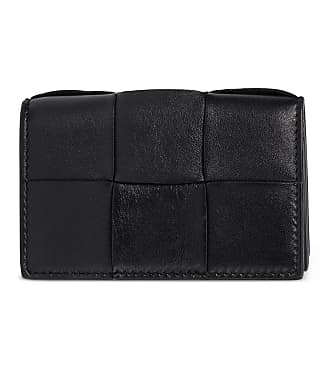 Bottega Veneta Cassette Mini Leather Wallet On Chain in Black Womens Wallets and cardholders Bottega Veneta Wallets and cardholders 