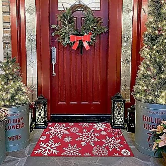 Christmas Door Mat Large Indoor Outdoor Entrance Mat Funny Xmas