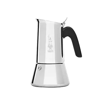  Bialetti Gioia, Espressomaschine für Kapseln aus Aluminium,  inklusive 32 Kapseln, superkompakt, 500 ml, Ocker