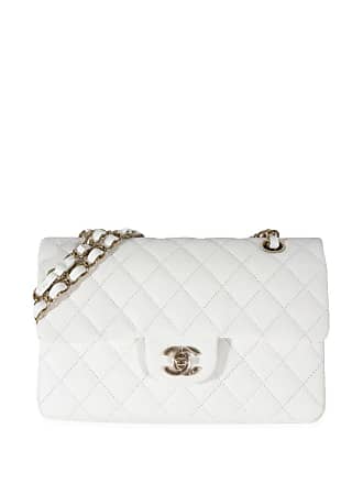 Chanel Pre-owned 2022-2023 Small Wavy CC Hobo Bag - White