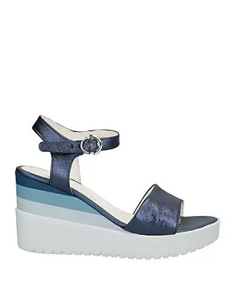 ALFANI WOMEN'S EADYN Wedge Sandals Women's Shoes, Drk Blue lizard, Size 7.5  £14.20 - PicClick UK