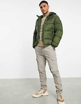 puffer jacket mens green