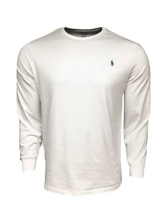 POLO RALPH LAUREN Men's T-Shirt 100% Cotton Graphic PRL Logo Crewneck  (XX-Large, White Signature)