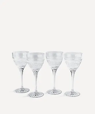 SOHO HOME Barwell Set of Four Crystal Coupe Glasses for Men