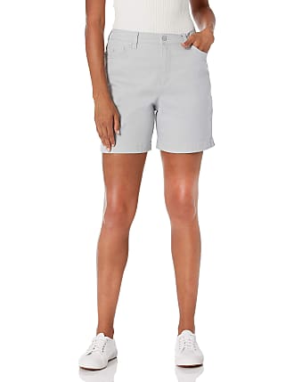 Gloria Vanderbilt Womens Amanda Short, Silverlight, 14 Petite