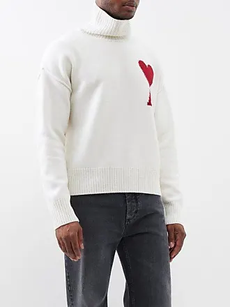 White polo neck outlet jumper mens