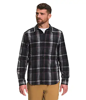 The North Face Men’s Hooded Campshire Shirt (Size: Medium): Asphalt Grey Large Half Dome Stripe 2