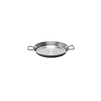 Garcima 14-inch Stainless Flat Bottom Paella Pan, 36cm