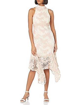 Keepsake the Label Womens No Air Sleeveless Lace Midi Dress, Blush, Medium