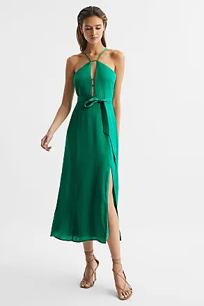 Embroidered Halter Neck Dress - Women - Ready-to-Wear