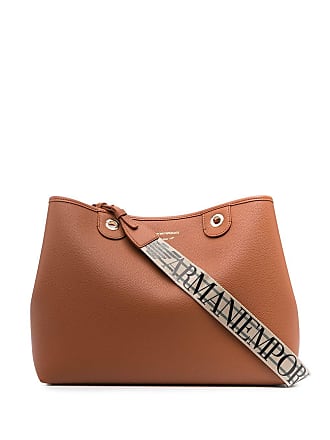 Armani La Prima Leather Shoulder Bag - Neutrals