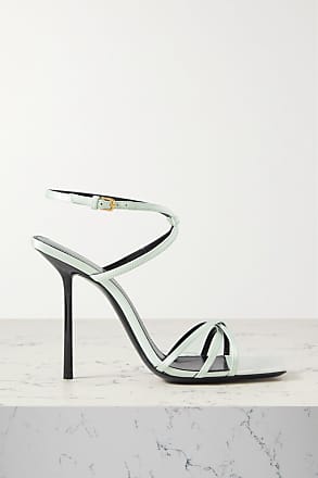 Saint Laurent - Blade Patent-leather Slingback Pumps - Black - IT39.5 - Net A Porter