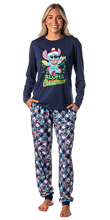 Disney Women's Monsters Inc. Sulley Racerback Tank and Shorts Pajama Set  (LG) Blue