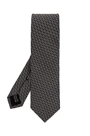 Salvatore Ferragamo Silk Tie Mens Black