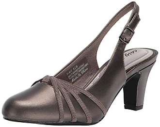 Easy Street Womens Pump, Pewter, 6 Wide