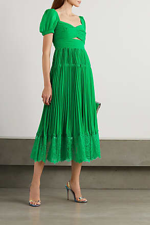 Leuke zomerse jurk donker groen Damen Kleidung Kleider Midikleider 