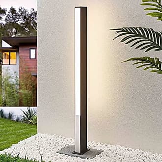 Lucande Fiola Sockelleuchte Gartenlampe Außenleuchte Modern Aluminium 