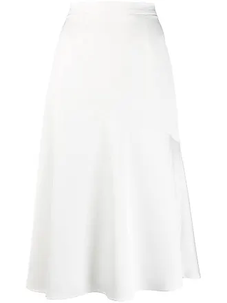 Moschino tailored-cut asymmetric skirt - White