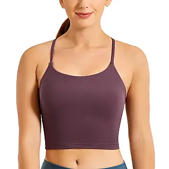 CRZ YOGA Women's Fitness Workout Yoga Bra Strappy Sports Bras Arctic Plum  X-Small : : Clothing, Shoes & Accessories