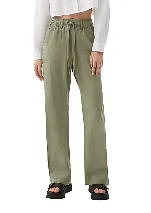 Y2K beige cargo pants s.Oliver mid rise with belt baggy style wide leg cargo