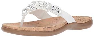 Kenneth Cole Reaction Womens Glam-athon Sandal, White, 8.5 M US