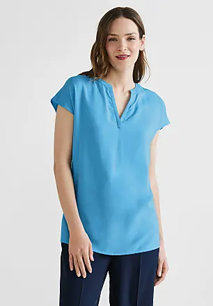 Damen-Kurzarm Blusen in Blau von Street | Stylight One