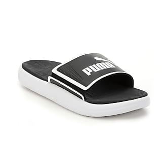 puma white sandals