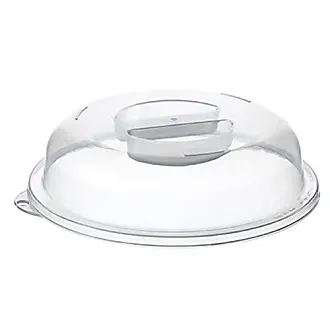 HEMOTON 2pcs Universal Pans Pots Lid Cover Tempered Glass