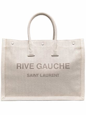 Saint Laurent Rive Gauche Maxi Tote Bag - Neutrals