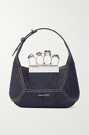 Alexander McQueen The Curve Denim Bucket Bag - Blue for Women