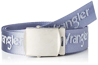 Wrangler Logo Webbing Belt, Cintura Donna, Stone Wash Blue, Taglia unica